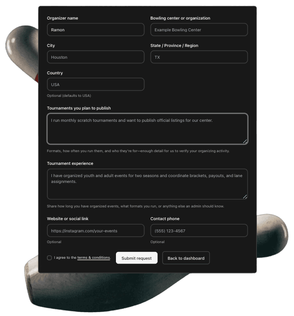 Request director access application form